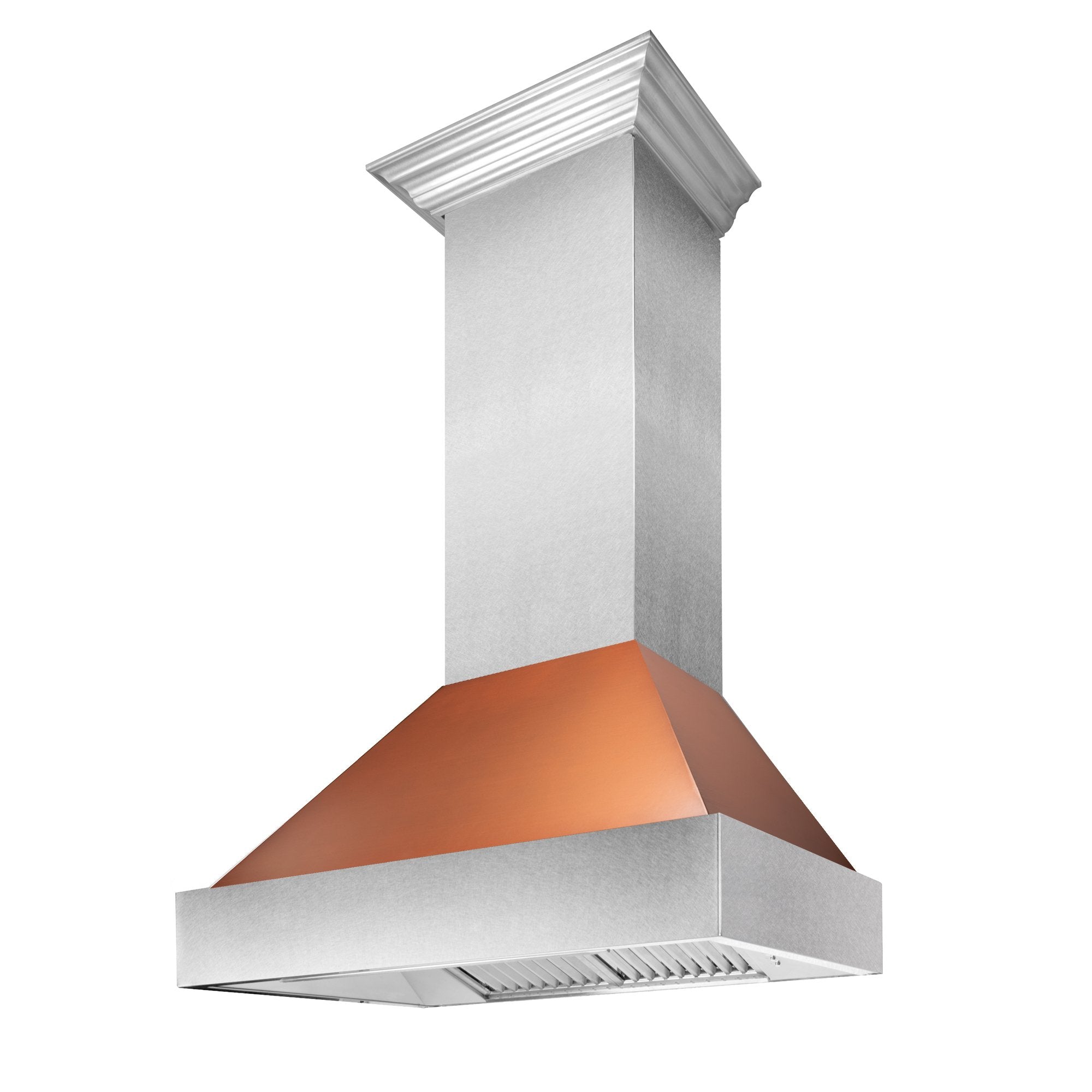 DuraSnow® Stainless Steel Range Hood with Copper Shell (8654C)