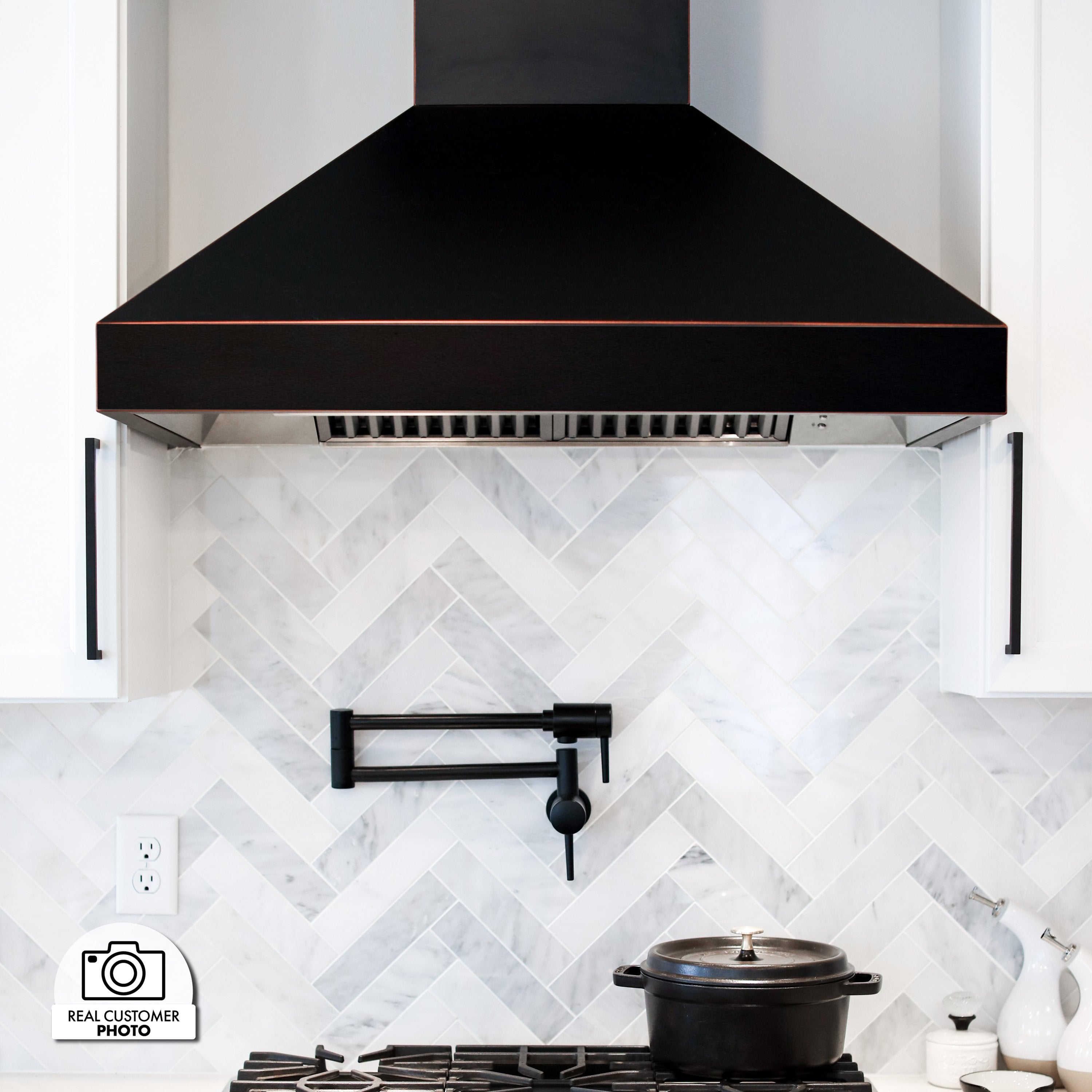 ZLINE Kitchen and Bath, ZLINE Designer Series Wall Mount Range Hood (8667B), 8667B-30,