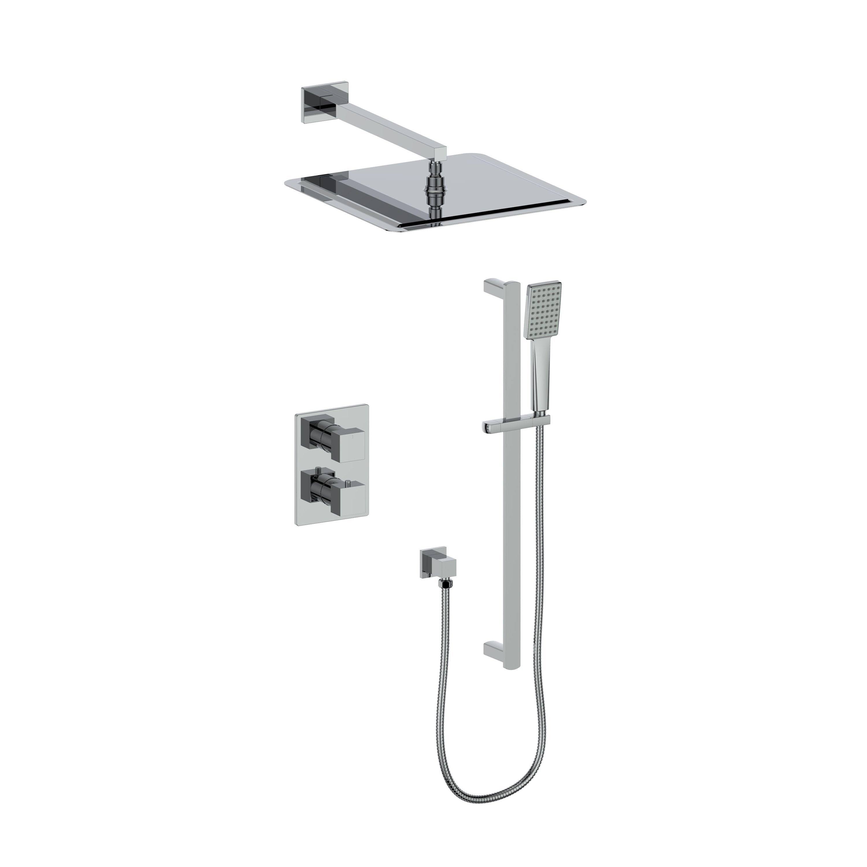Therangehoodstore.com, ZLINE Crystal Bay Thermostatic Shower System with color options (CBY-SHS-T2), CBY-SHS-T2-CH,
