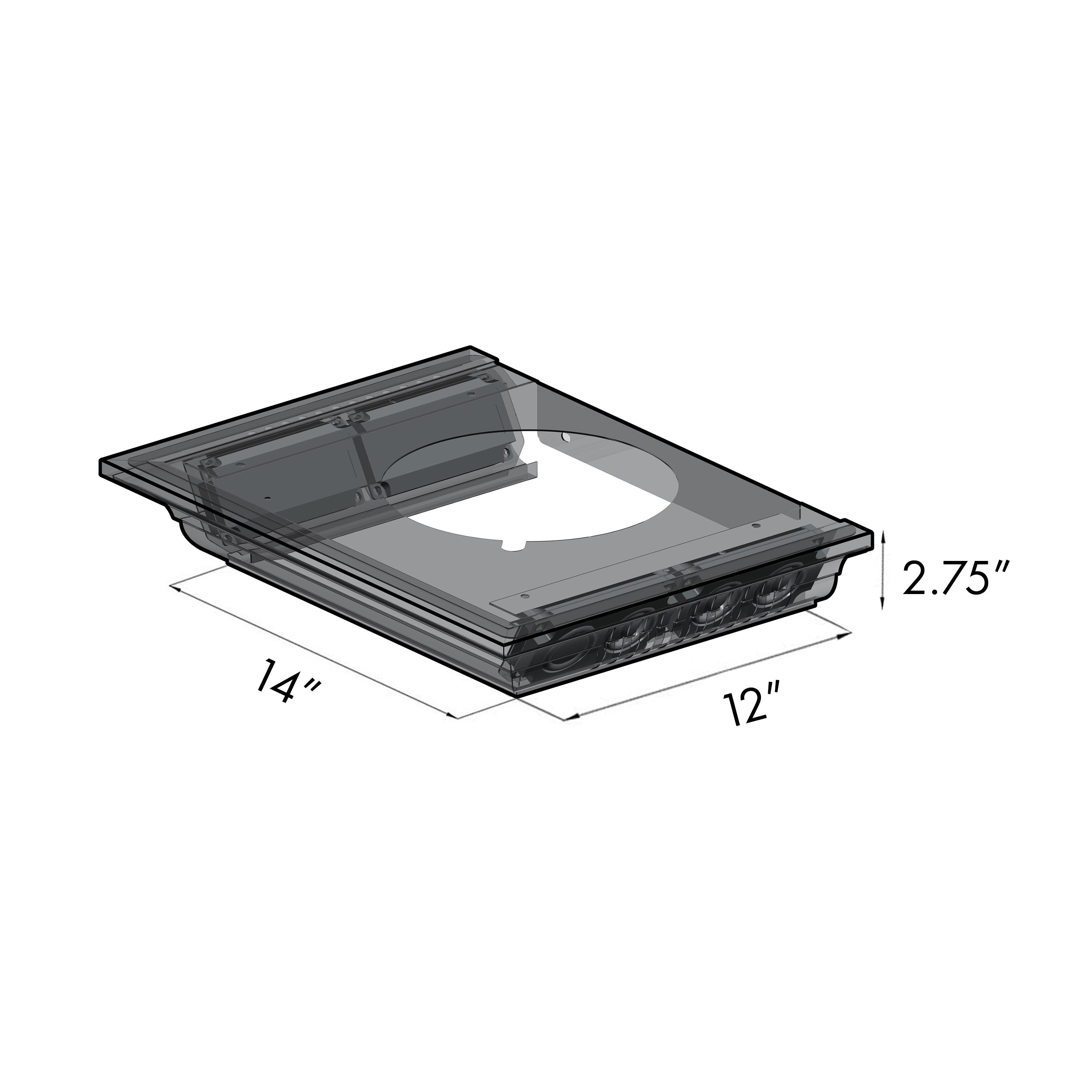 ZLINE Professional Wall Mount Range Hood in Stainless Steel with Built-in CrownSound™ Bluetooth Speakers (697CRN-BT)