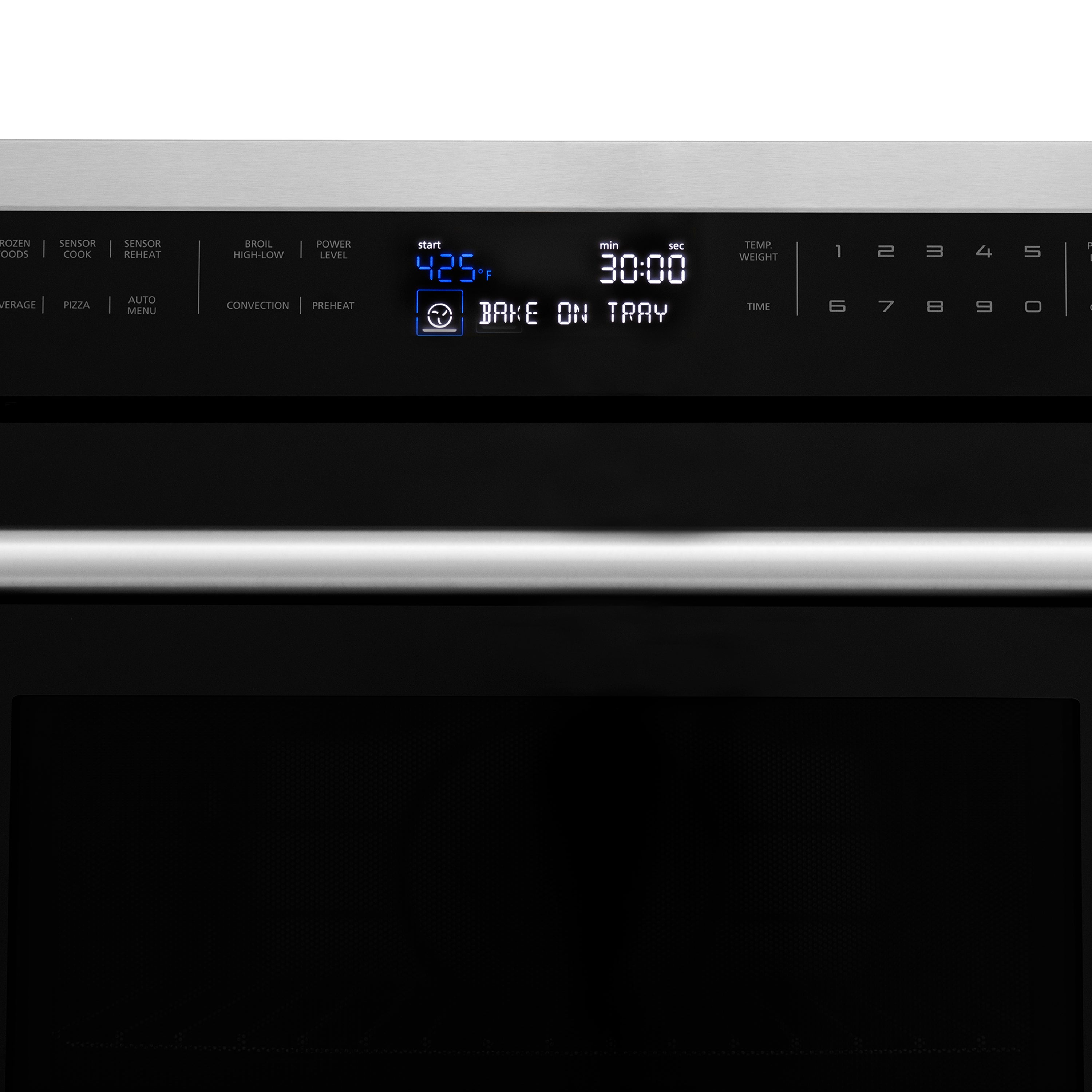 ZLINE 30” 1.6 cu ft. Built-in Convection Microwave Oven in Stainless Steel with Speed and Sensor Cooking