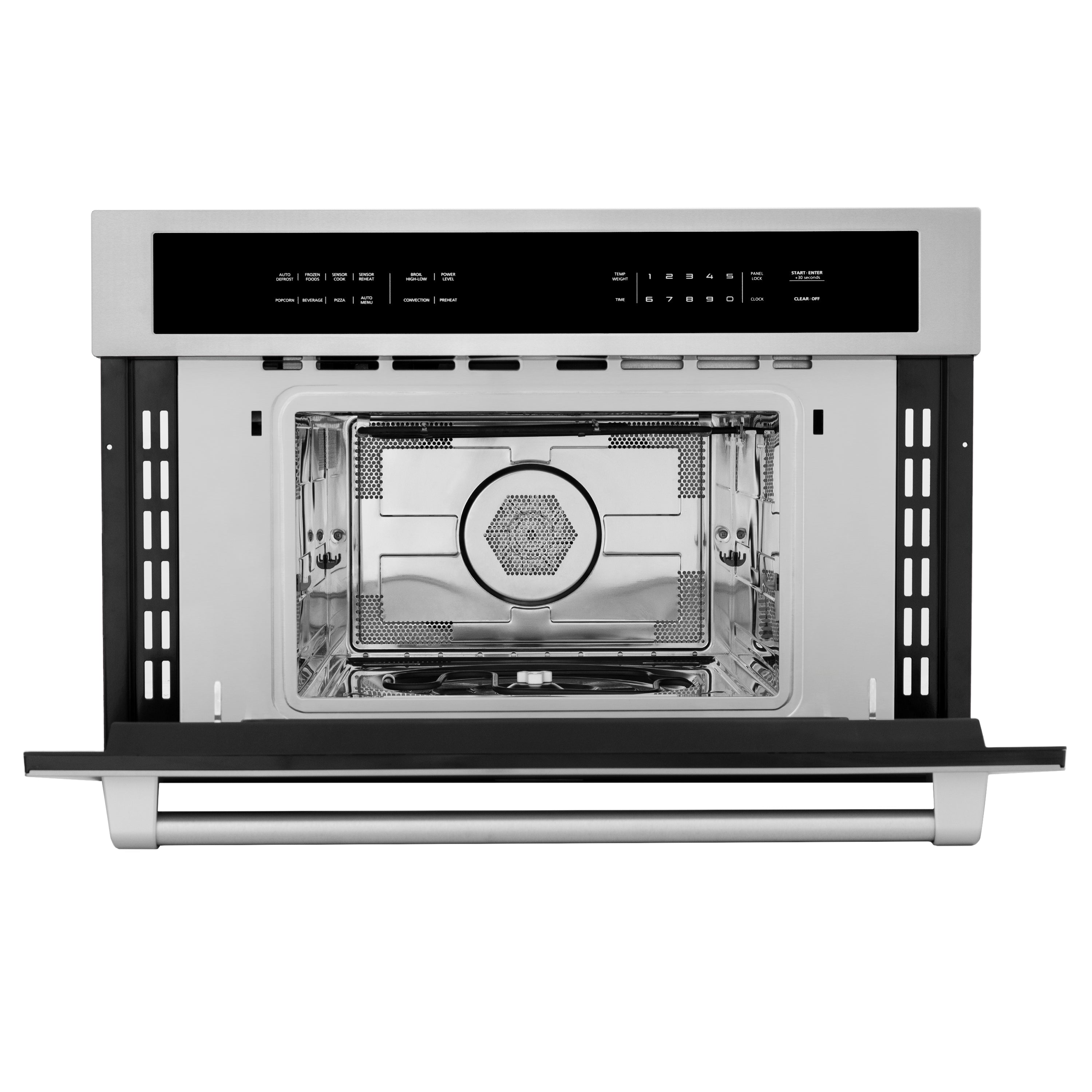 ZLINE 30” 1.6 cu ft. Built-in Convection Microwave Oven in Stainless Steel with Speed and Sensor Cooking