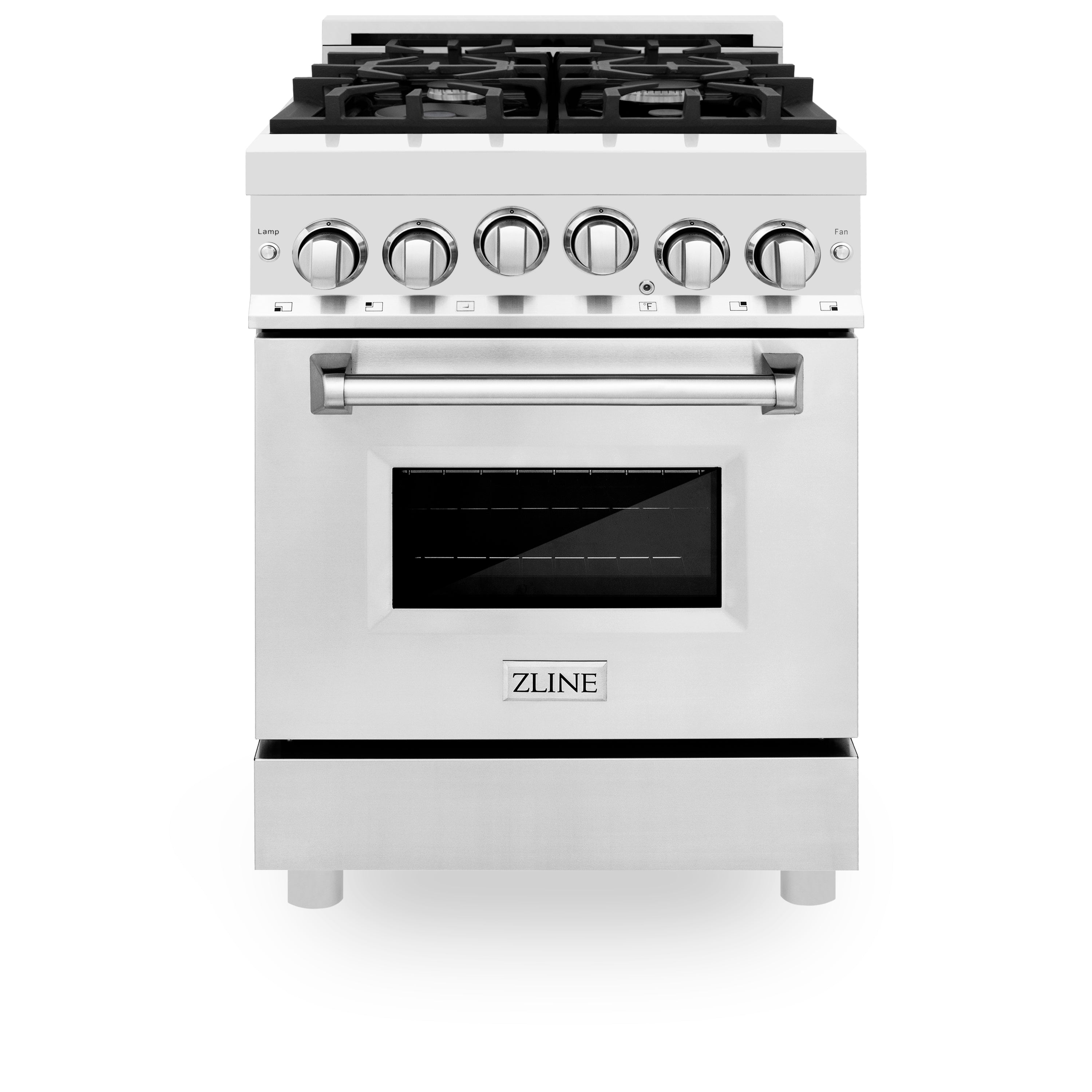 ZLINE 24" 2.8 cu. ft. Range with Gas Stove and Gas Oven in Stainless Steel (RG24)