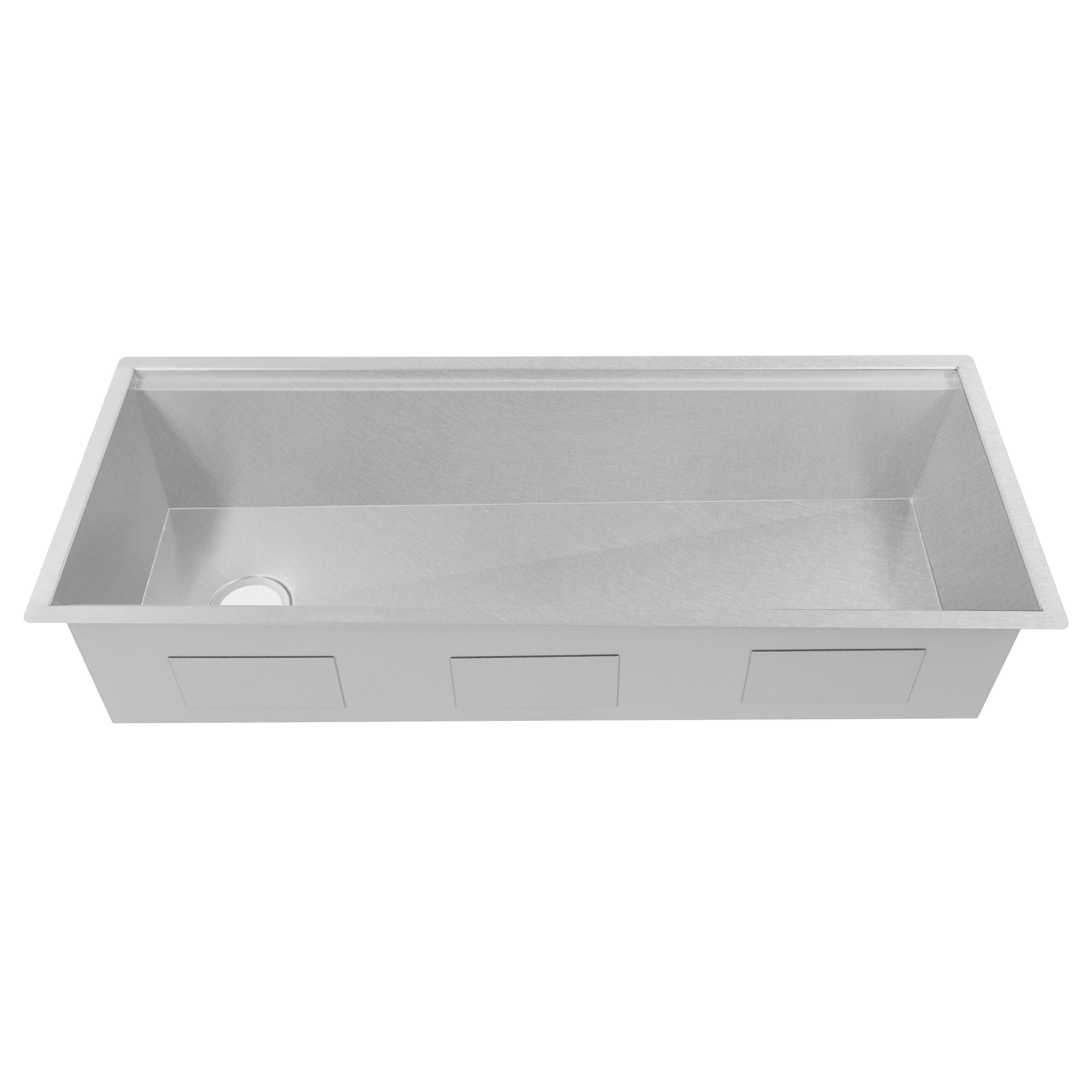 The Range Hood Store, ZLINE Garmisch 43 Inch Undermount Single Bowl Sink with Accessories (SLS-43), SLS-43,
