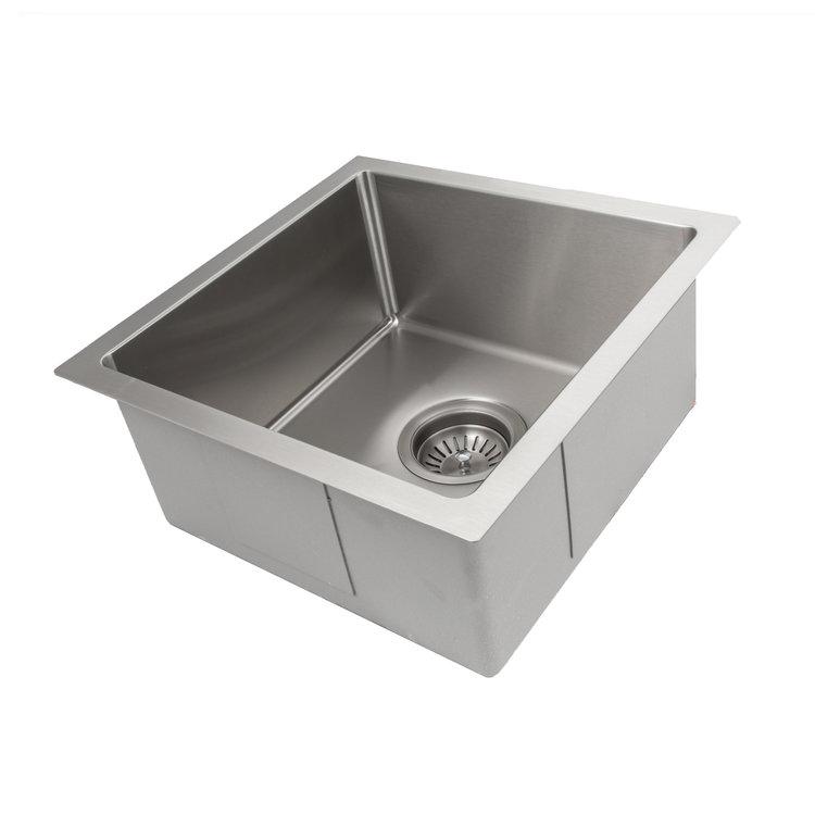 ZLINE Kitchen and Bath, ZLINE 15" Pro Series Undermount Single Bowl Bar Sink (SUS), SUS-15,