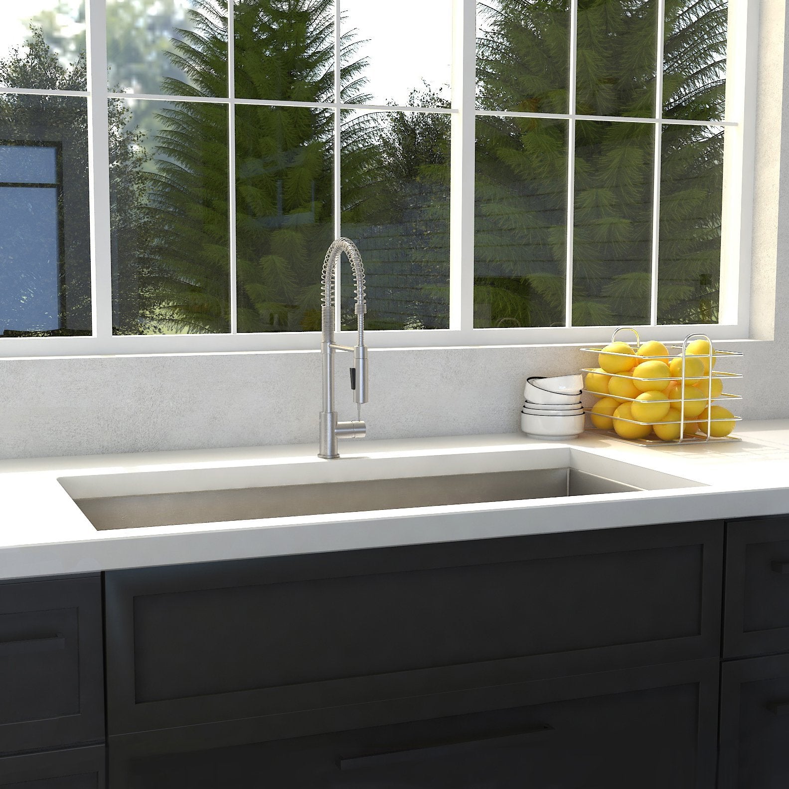 ZLINE Kitchen and Bath, ZLINE 33" Classic Series Undermount Single Bowl Sink (SRS), SRS-33,