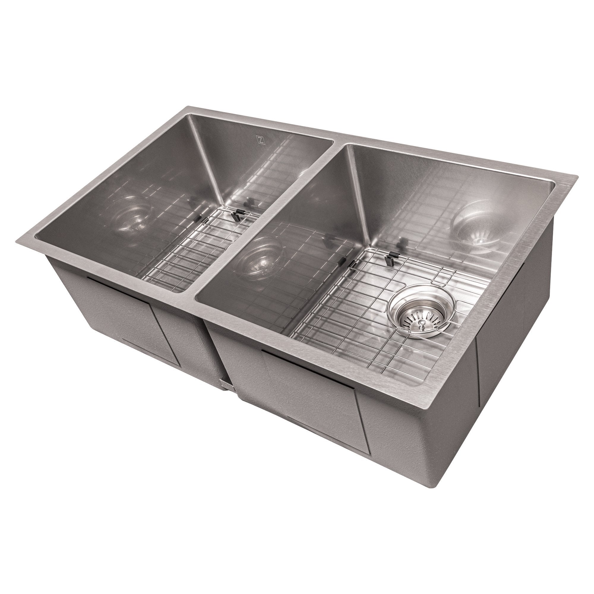 ZLINE Kitchen and Bath, ZLINE 33" Executive Series Undermount Double Bowls Sink (SR50D), SR50D-33S,