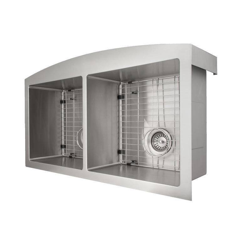 ZLINE Kitchen and Bath, ZLINE 36" Farmhouse Series Double Bowl Apron Sink (SA50D), SA50D-36,