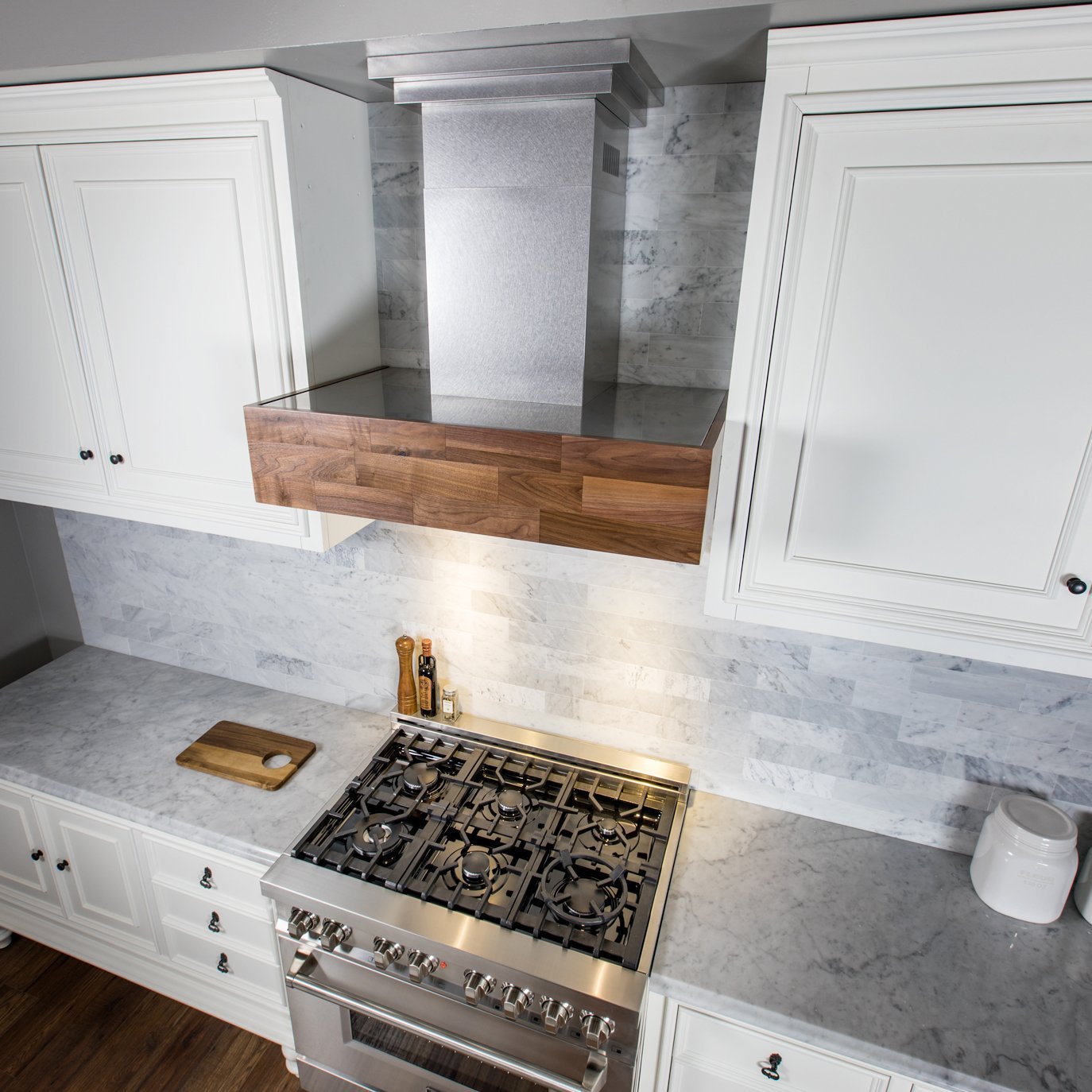 ZLINE Kitchen and Bath, ZLINE Designer Series Wooden Wall Mount Range Hood in Butcher Block - Includes Remote Blower (681W-RD), 681W-RD-30,