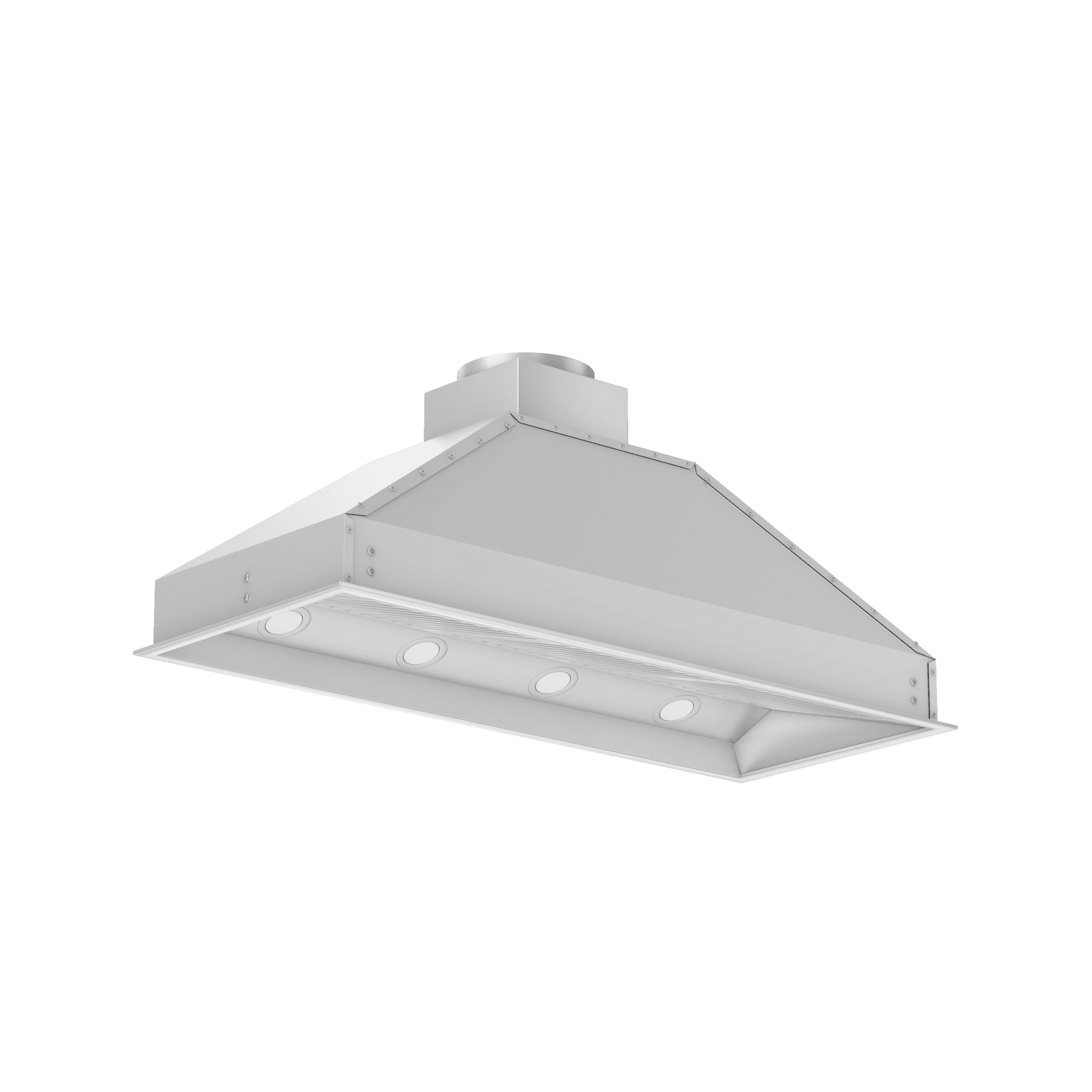ZLINE Kitchen and Bath, ZLINE Dual Remote Blower Range Hood Insert in Stainless Steel (698-RD), 698-RD-46,