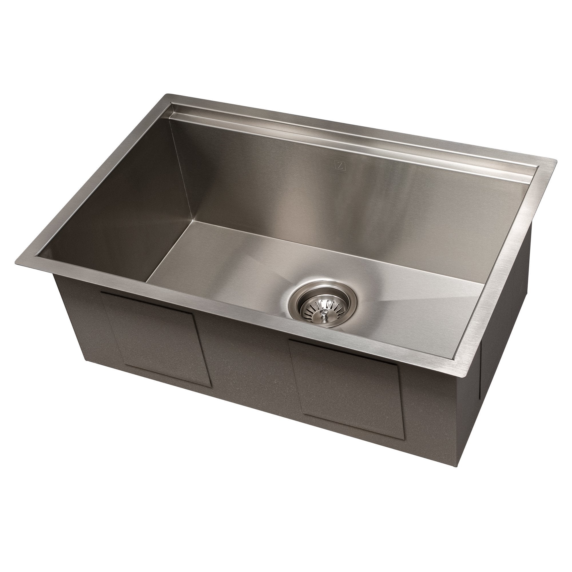 ZLINE Kitchen and Bath, ZLINE Garmisch 27" Undermount Single Bowl Sink with Accessories (SLS), SLS-27,