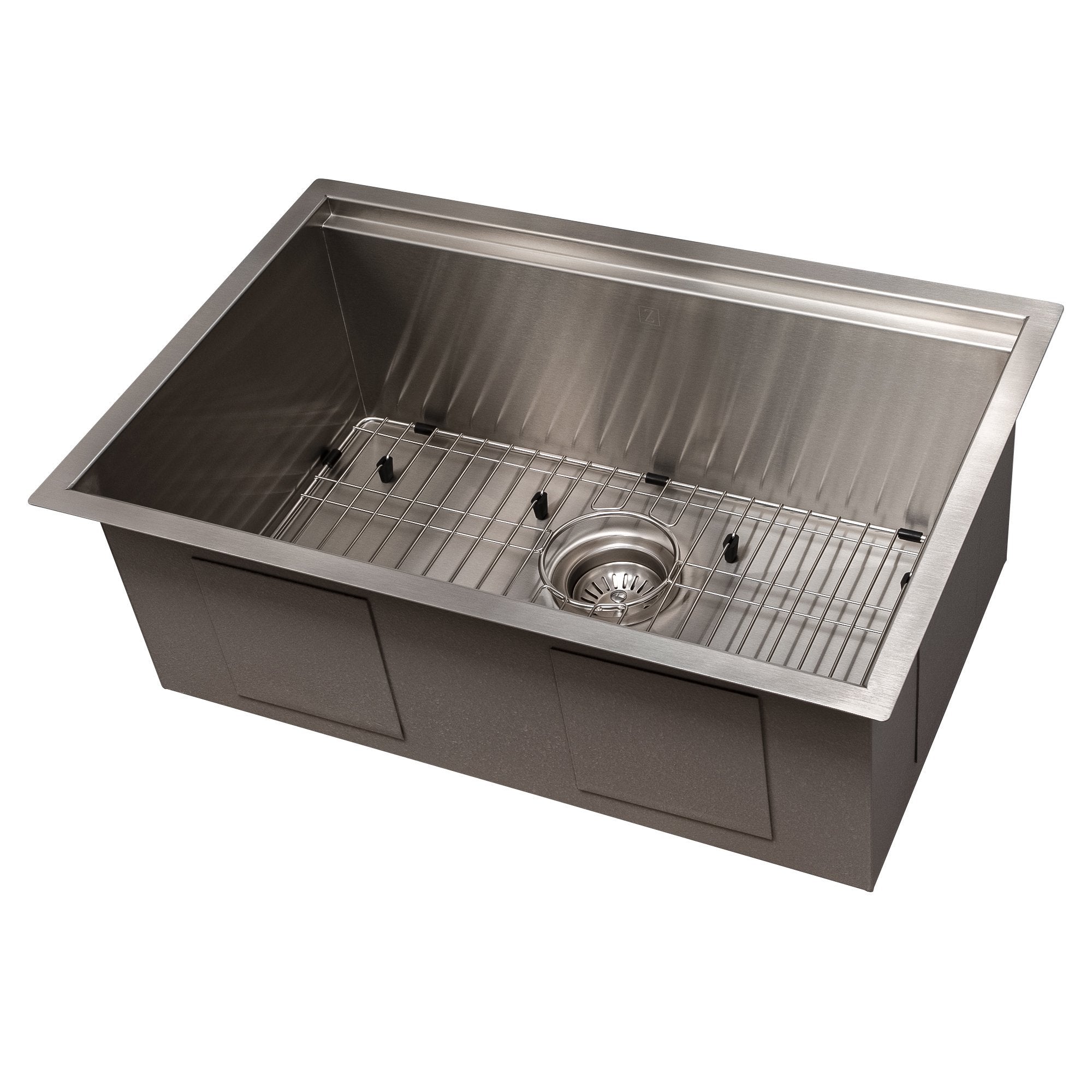 ZLINE Kitchen and Bath, ZLINE Garmisch 27" Undermount Single Bowl Sink with Accessories (SLS), SLS-27,
