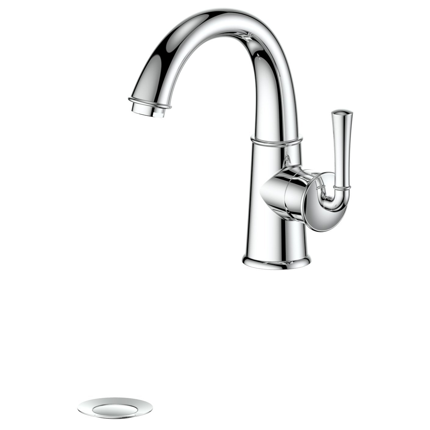 ZLINE Kitchen and Bath, ZLINE Olympic Valley Bath Faucet in Chrome (OLV-BF-CH), OLV-BF-CH,