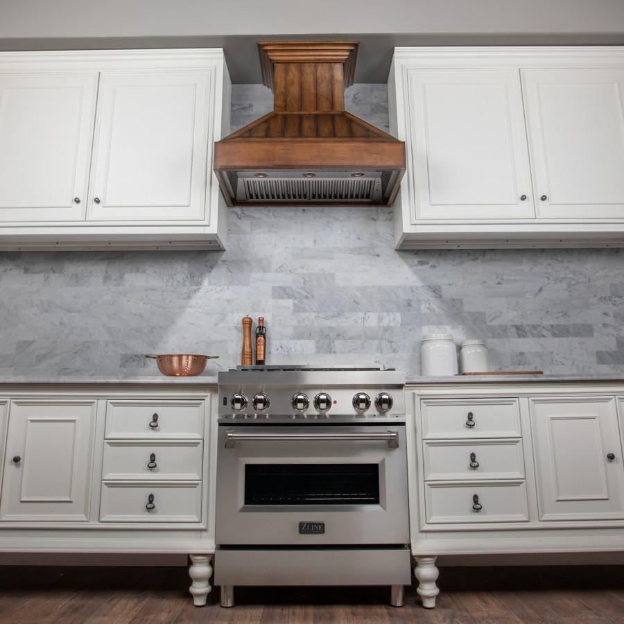 ZLINE Kitchen and Bath, ZLINE Shiplap Wooden Wall Mount Range Hood in Rustic Light Finish - Includes Motor (349LL), 349LL-30,