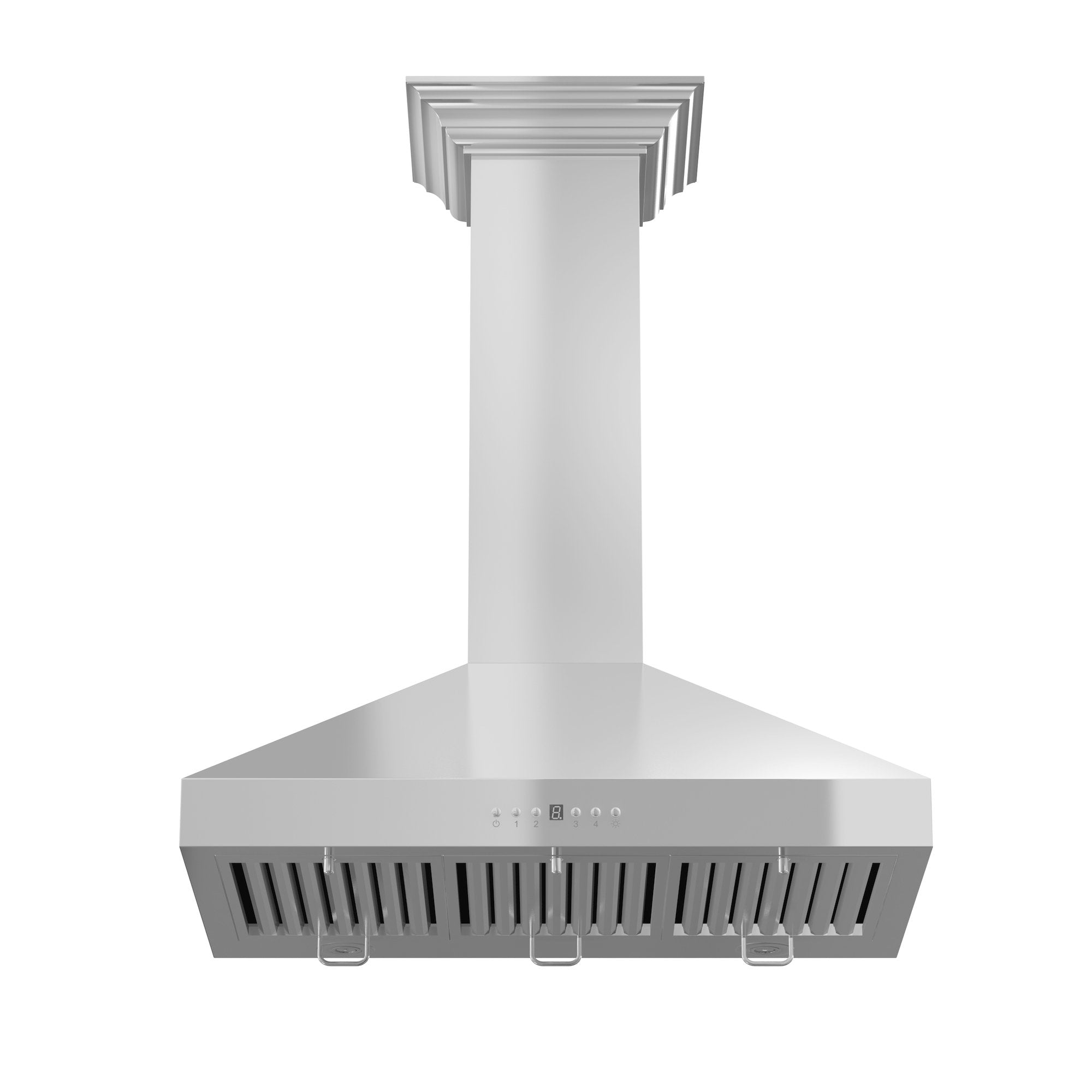 ZLINE  Wall Mount Range Hood in Stainless Steel with Crown Molding (KL3CRN)