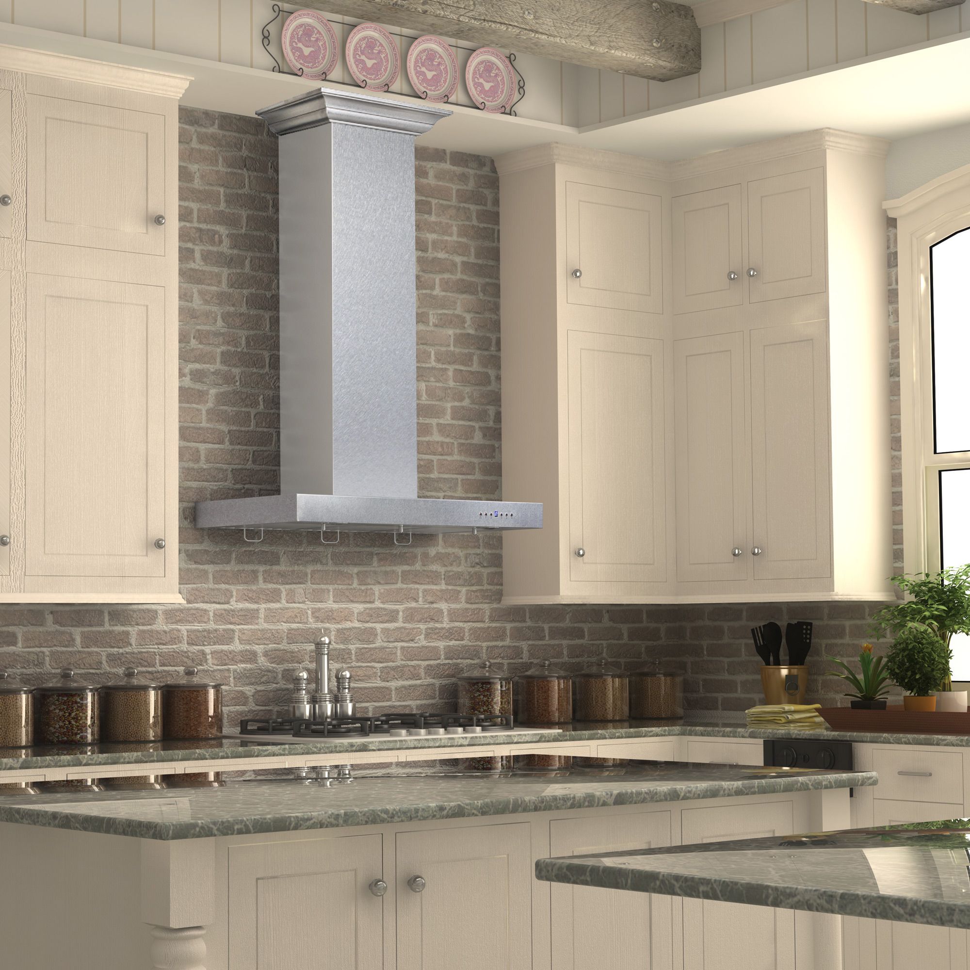 ZLINE Kitchen and Bath, ZLINE Wall Mount Range Hood in DuraSnow® Stainless Steel (8KES), 8KES-30,
