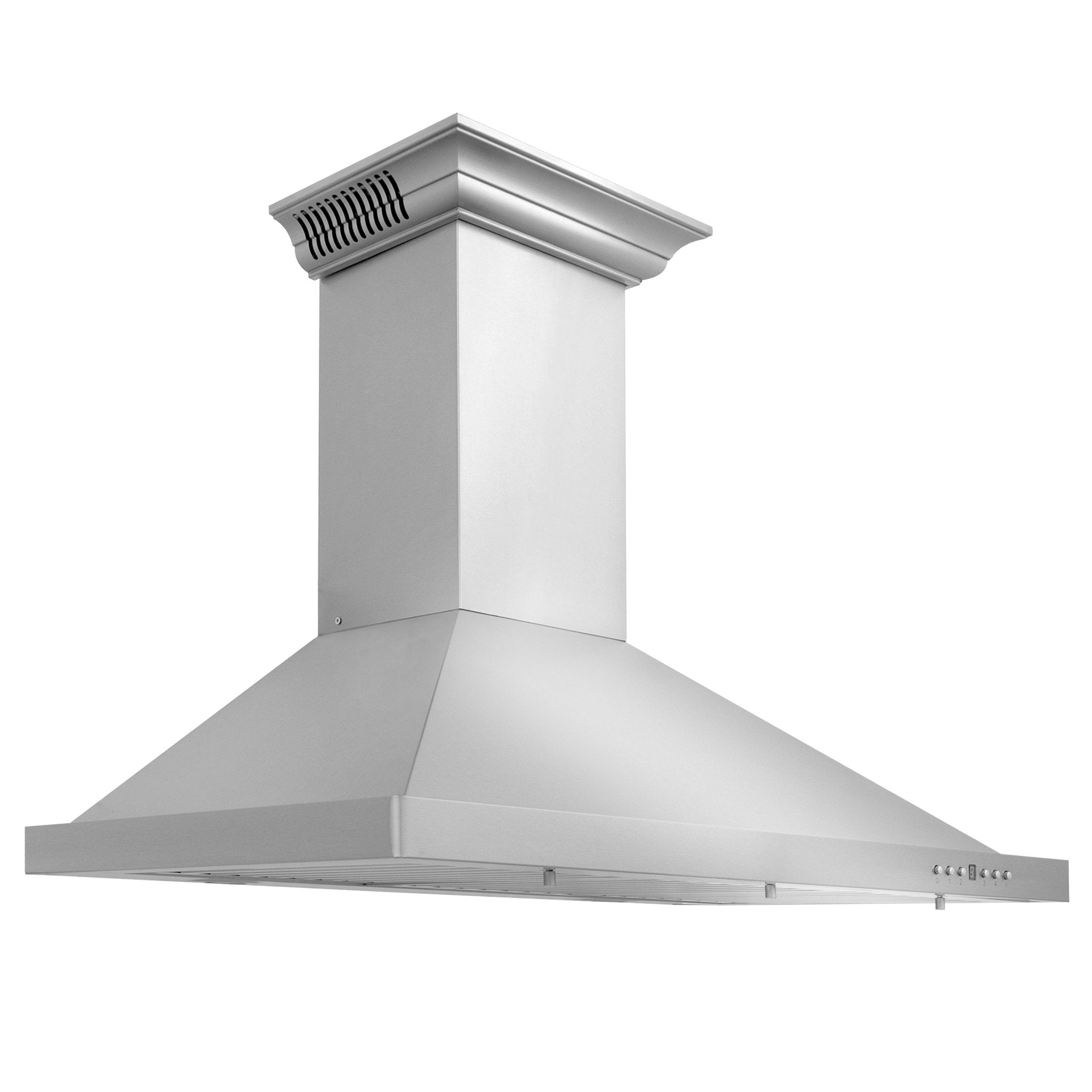 ZLINE Kitchen and Bath, ZLINE Wall Mount Range Hood in Stainless Steel with Built-in CrownSound® Bluetooth Speakers (KBCRN-BT), KBCRN-BT-24,