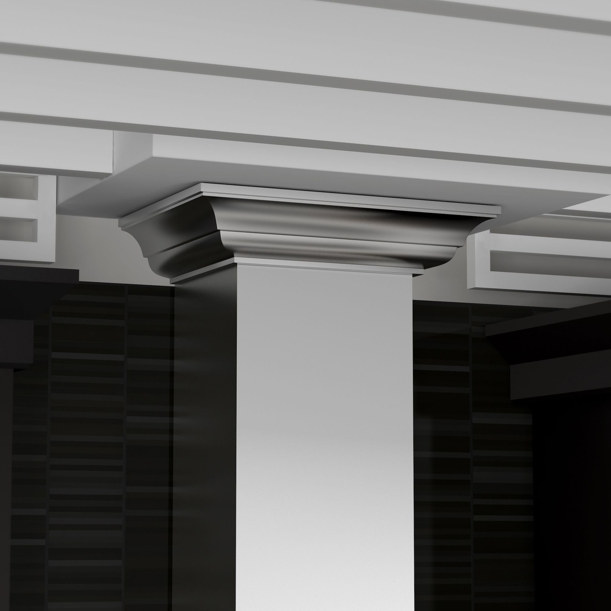 ZLINE Kitchen and Bath, ZLINE Wall Mount Range Hood in Stainless Steel with Crown Molding (KBCRN), KBCRN-24,