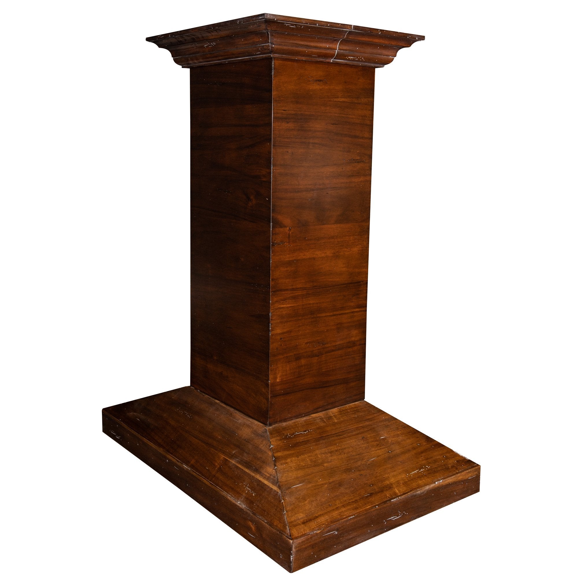 ZLINE Kitchen and Bath, ZLINE Wooden Island Mount Range Hood in Walnut - Includes Remote Motor (KBiRR-RS-400), KBiRR-RS-30-400,