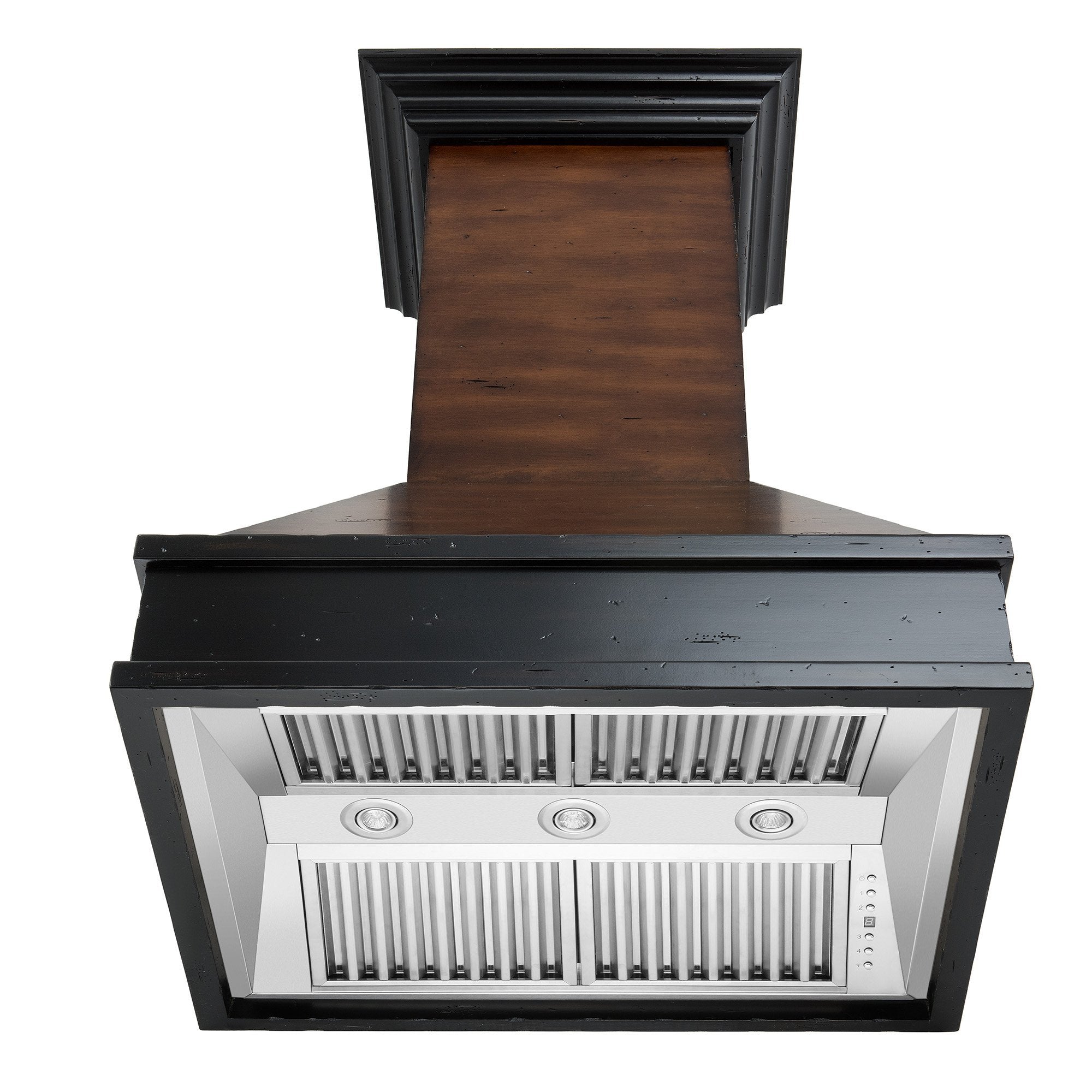 ZLINE Kitchen and Bath, ZLINE Wooden Wall Mount Range Hood in Antigua and Hamilton - Includes Remote Motor (329AH), 329AH-RD-30,