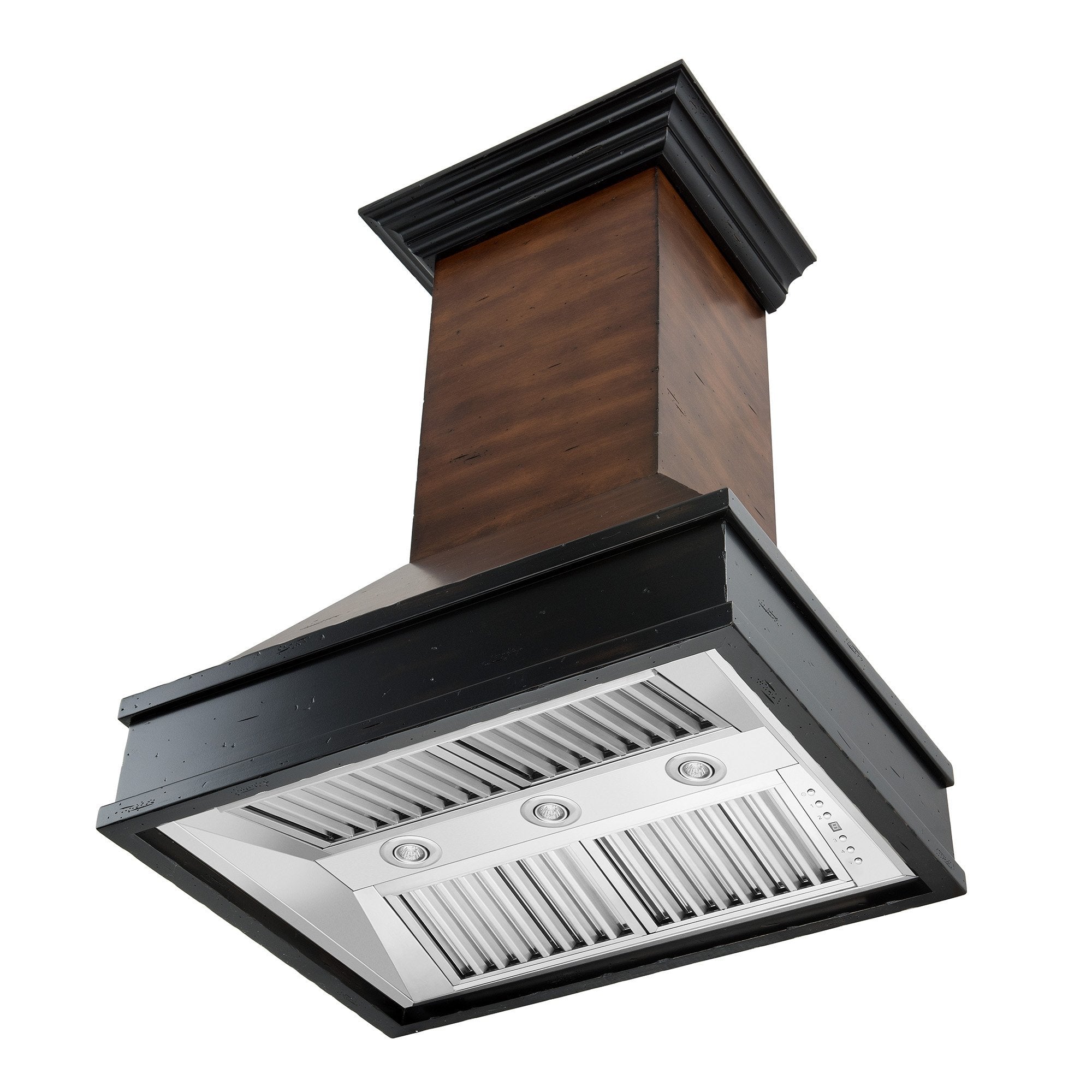 ZLINE Kitchen and Bath, ZLINE Wooden Wall Mount Range Hood in Antigua and Hamilton - Includes Remote Motor (329AH), 329AH-RD-30,
