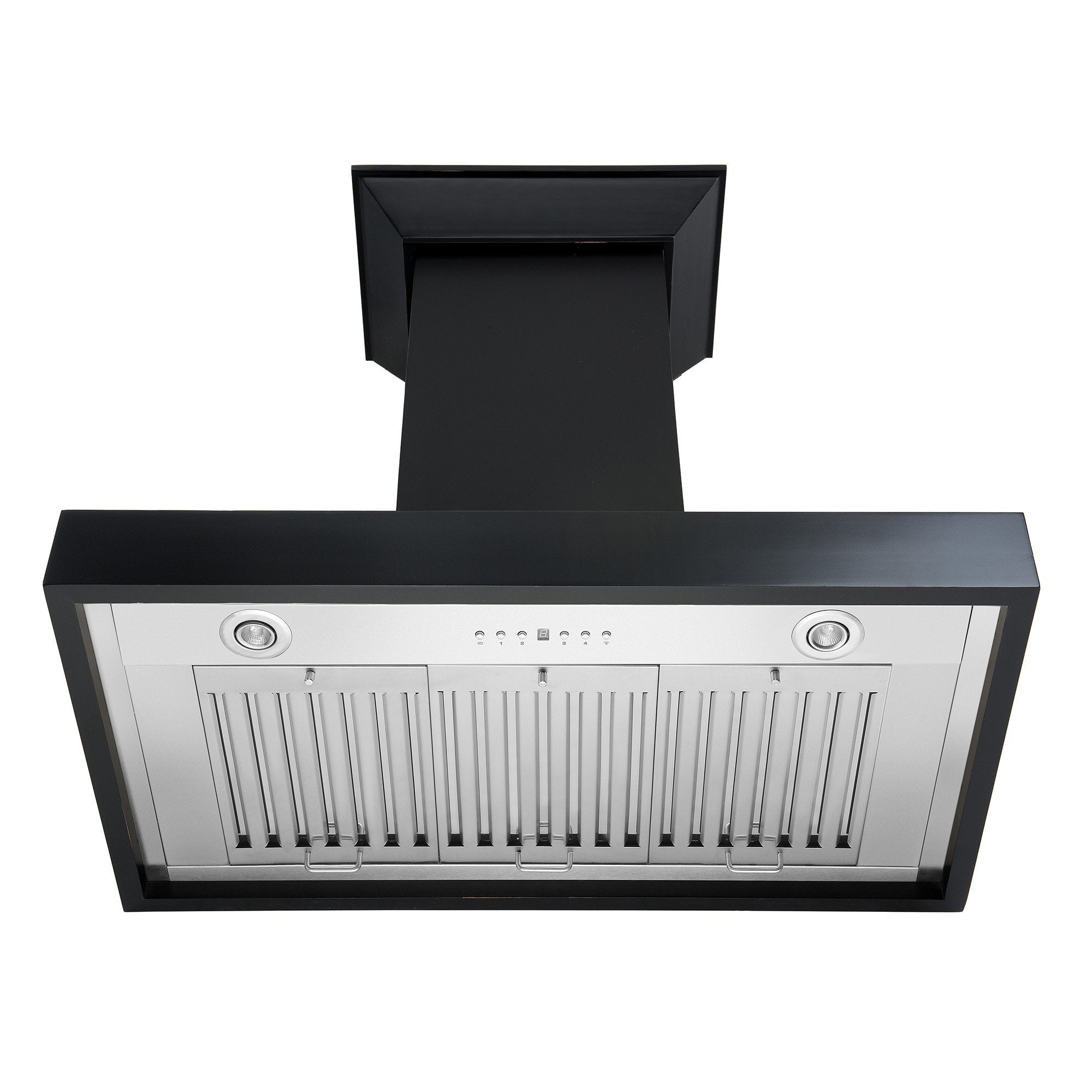 ZLINE Kitchen and Bath, ZLINE Wooden Wall Mount Range Hood in Black - Includes Motor (KBCC), KBCC-30,