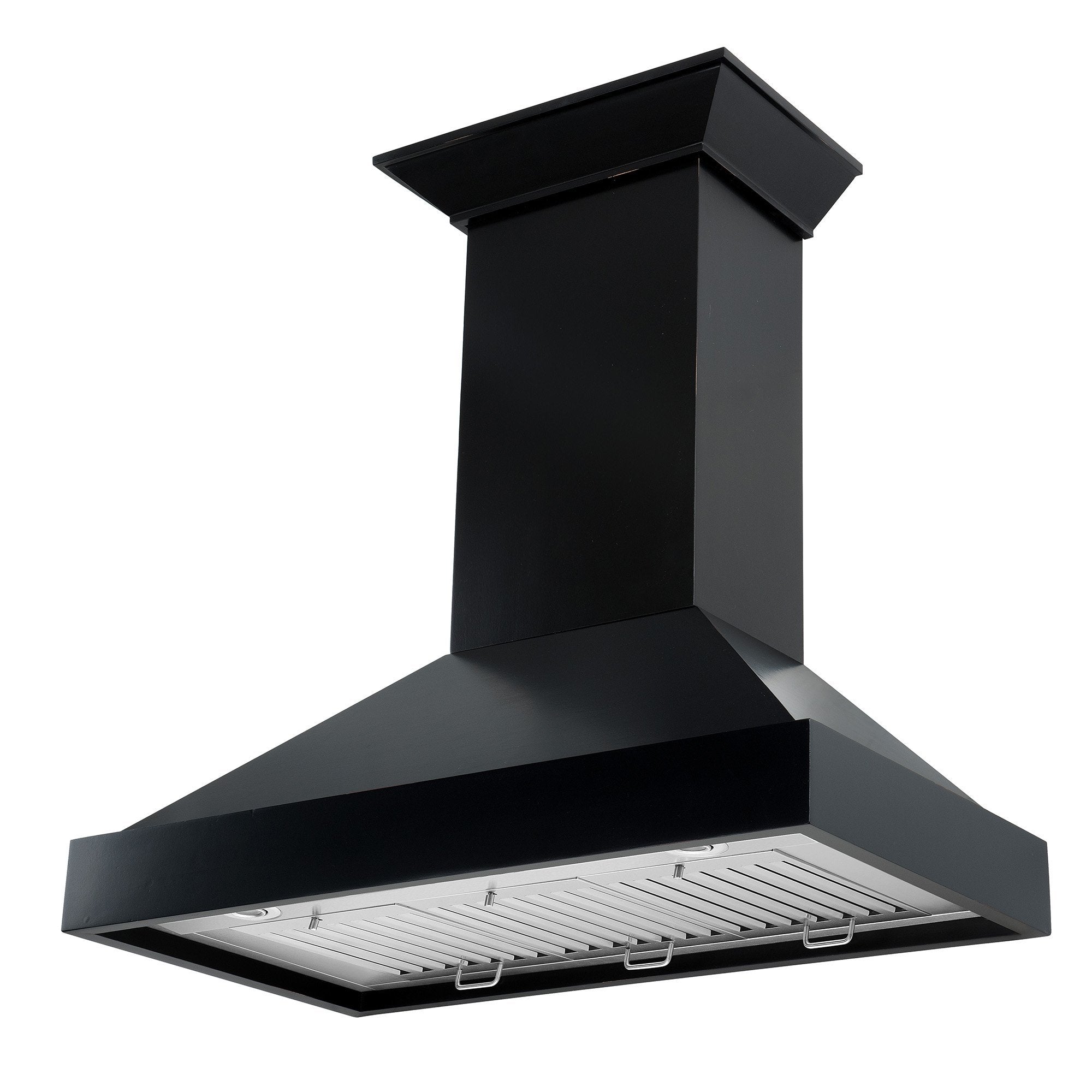 ZLINE Kitchen and Bath, ZLINE Wooden Wall Mount Range Hood in Black - Includes Remote Motor (KBCC), KBCC-RS-30-400,