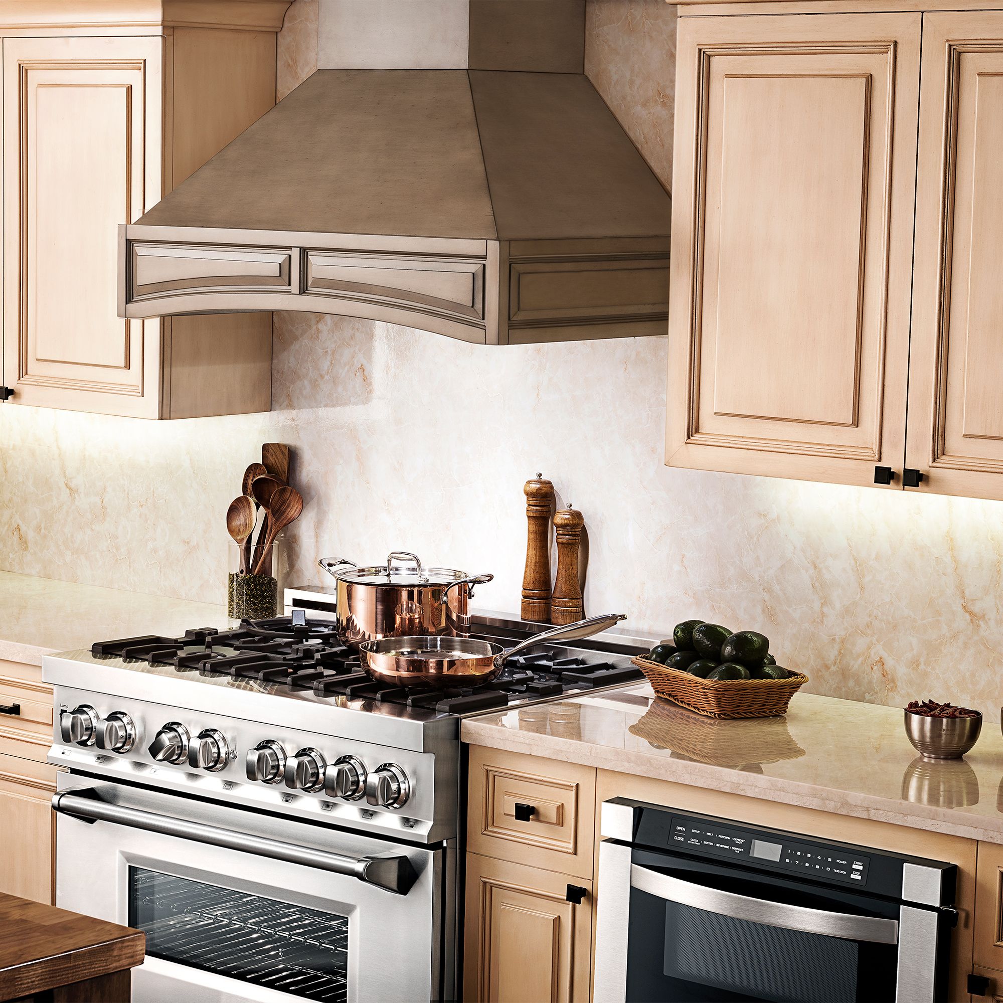 ZLINE Kitchen and Bath, ZLINE Wooden Wall Mount Range Hood in Distressed Gray - Includes Remote Motor (321GG), 321GG-RD-30,