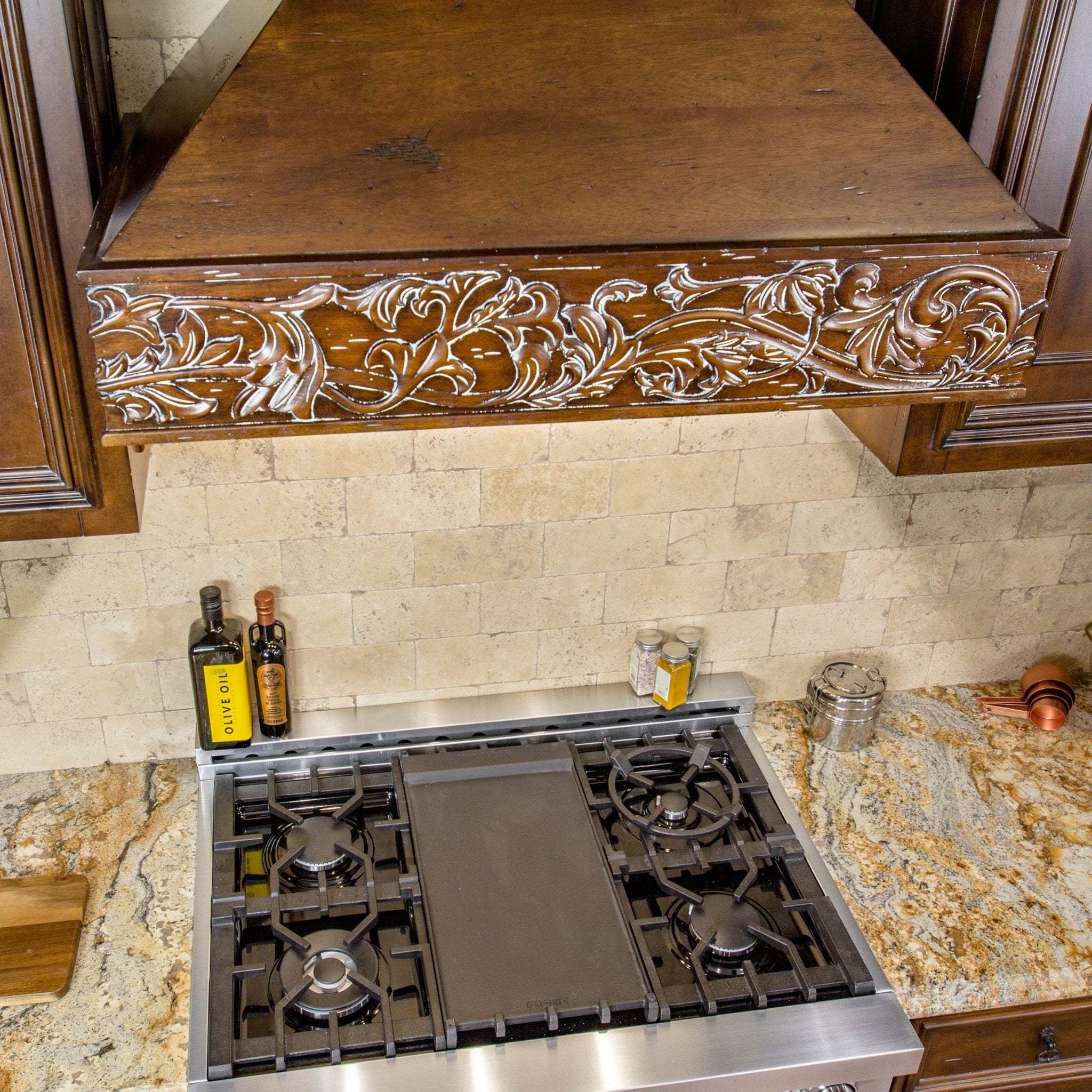 ZLINE Kitchen and Bath, ZLINE Wooden Wall Mount Range Hood in Walnut - Includes Remote Motor (373RR), 373RR-RD-30,