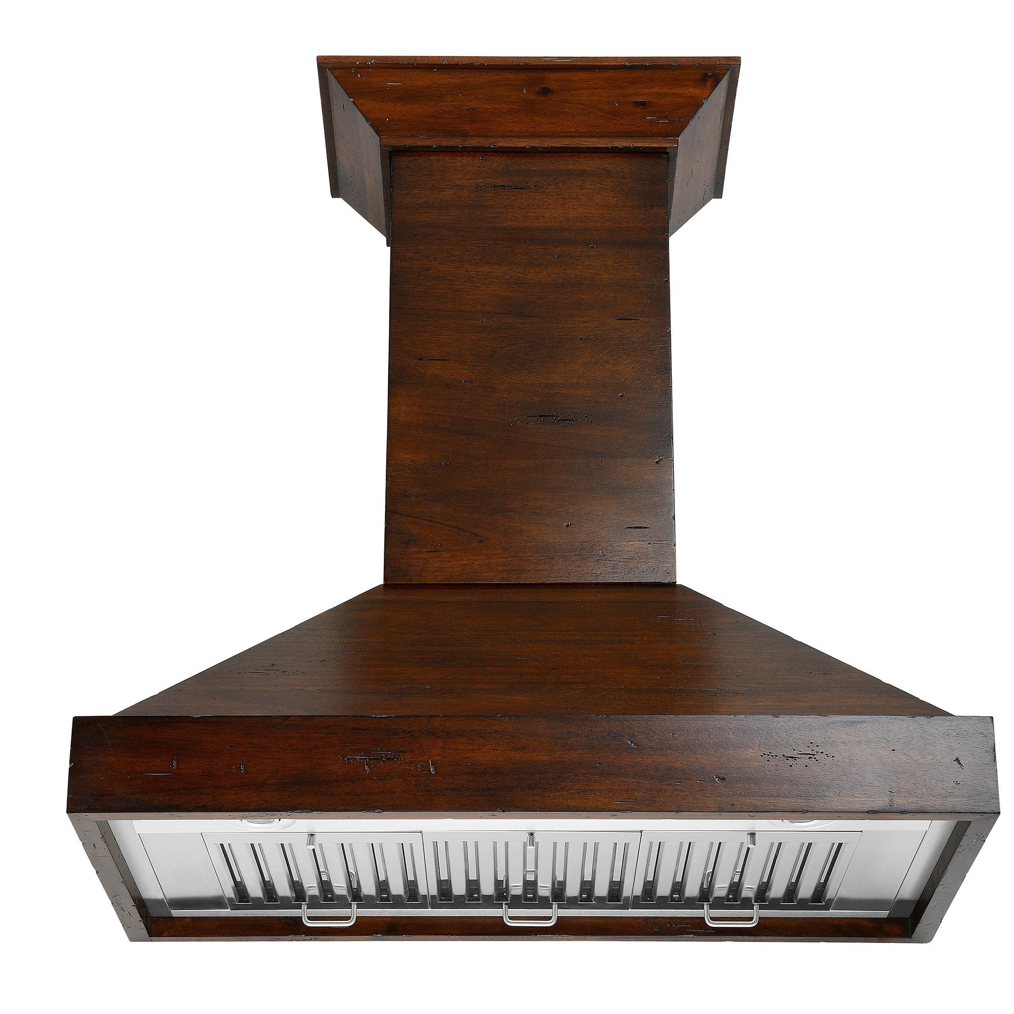 ZLINE Kitchen and Bath, ZLINE Wooden Wall Mount Range Hood in Walnut - Includes Remote Motor (KBRR-RD), KBRR-RD-30,